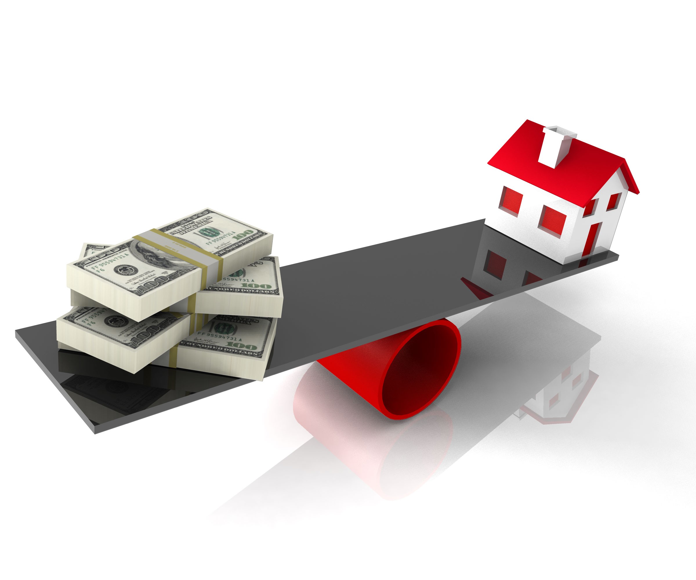 house_with_balance_money_on_balancing_scale_stock_photo_Slide01